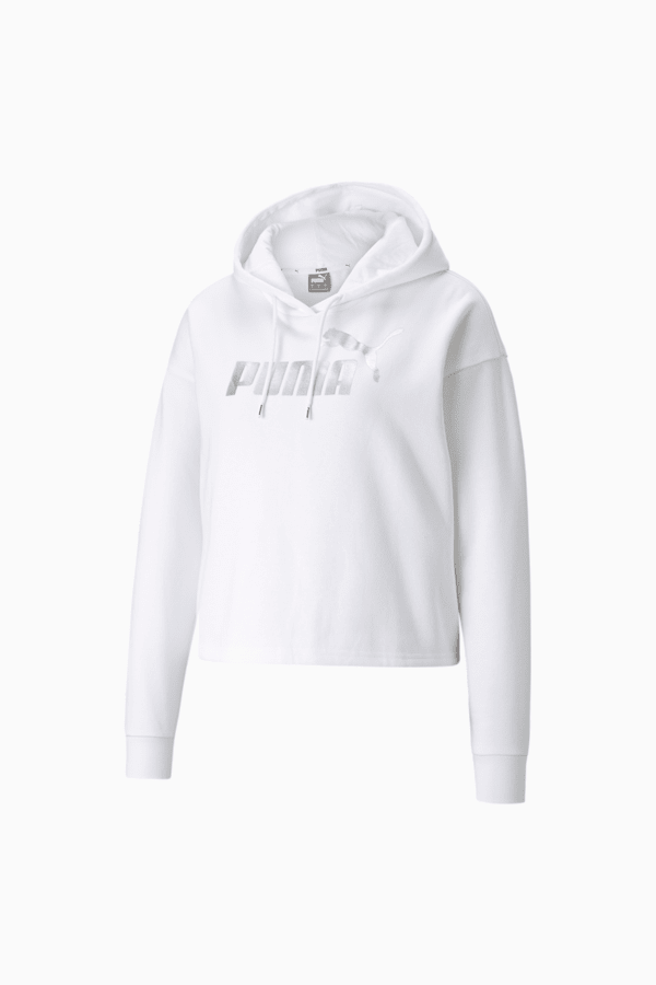 Puma white hoodie women's new arrivals